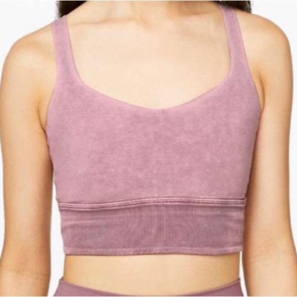 lululemon athletica Other - Lululemon Free To Be Bra *Long Line Rib Snow Wash
Washed Antoinette Size 6